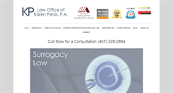 Desktop Screenshot of karenpersis.com